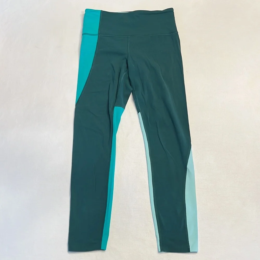 Athleta Elation Colorblock Asym 7/8 Leggings - Picture 2 of 8
